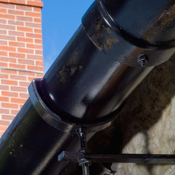 How to Remove Rust & Stain from Old Edwardian Cast Iron Gutters & Down Pipes?