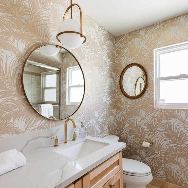 How to hang wallpaper on a wall covered with ceramic tiles?