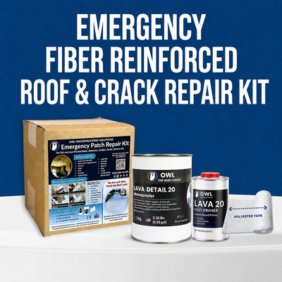 Emergency Fiber Reinforced Roof & Crack Repair Kit