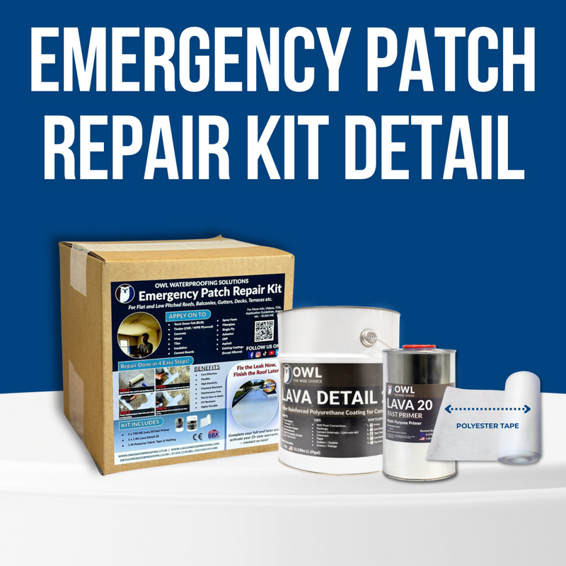Emergency Fiber Reinforced Roof & Crack Repair Kit