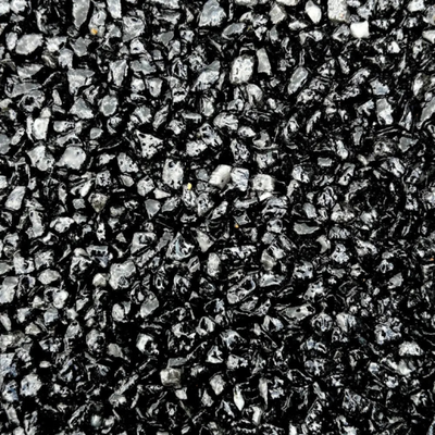 Raven Steel 2–5mm – Washed & Dried Black Quartz Aggregate (25kg)