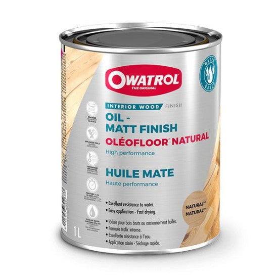 Enhance the Natural Beauty of Your Wooden Floors with Oleofloor Natural Water-Based Oil